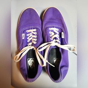 Purple Authentic Women's size 10 Vans